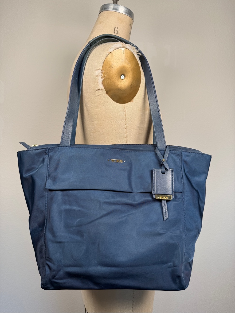 Tumi Navy Blue Tote Bag